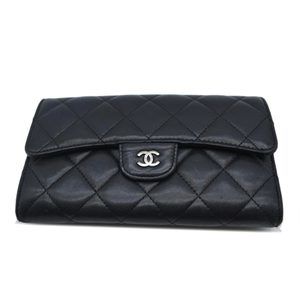 Chanel Matra Sera Lambskin Wallet Black